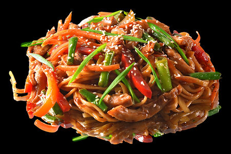 Удон с курицей