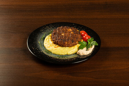 Голландский шницель с картофельным пюре