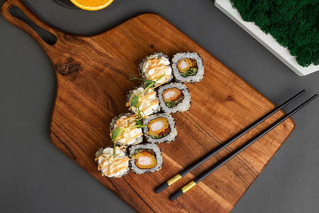 Креветка в кунжуте