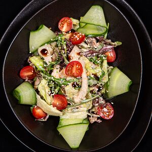 Салат с морепродуктами