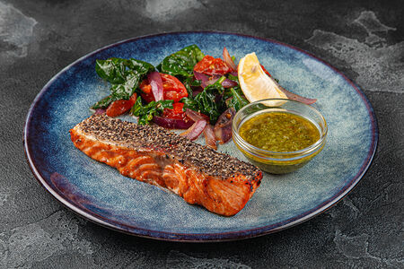 Стейк лосося