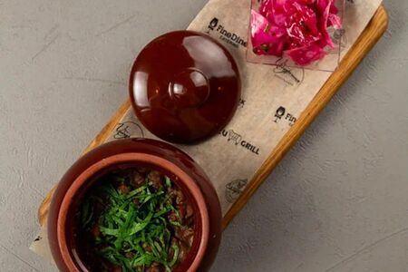 Лобио в горшочке