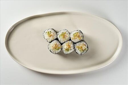 Ролл с тигровой креветкой