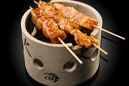 Рыбное ассорти шашлычков