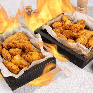 Жгучие куриные крылышки фри 1100 гр