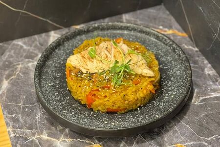 Рис с курицей