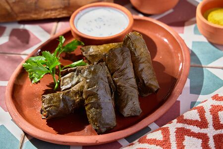 Долма с говядиной и свининой