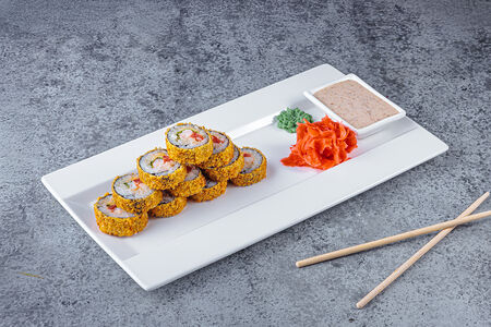 Ролл Цезарь с креветкой