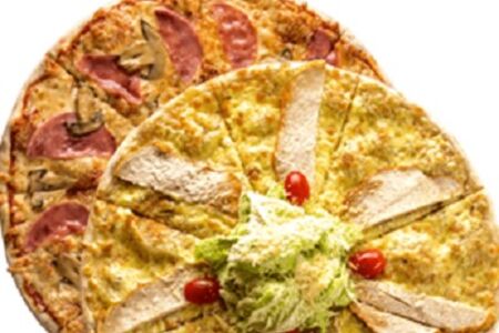 Комбо Ветчина-грибы + Цезарь