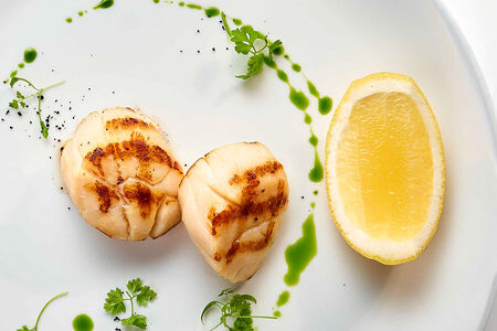 Гребешок на гриле