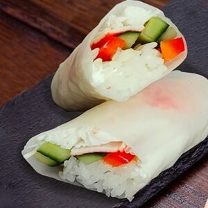 Спринг-ролл с крабом