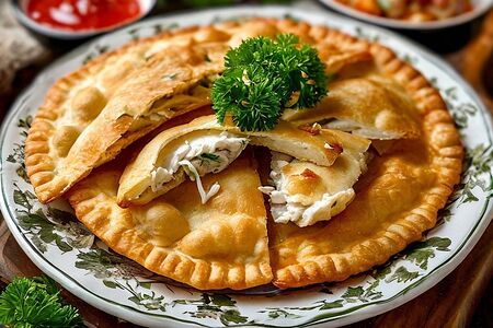Чебурек с курицей
