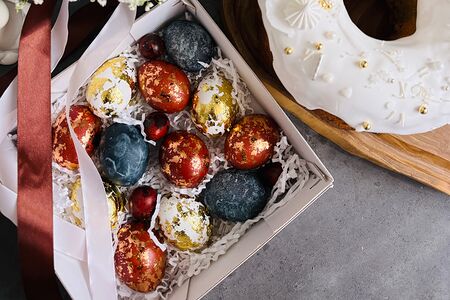 Яйца крашеные пасхальные 