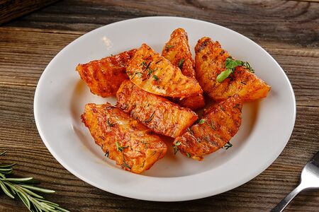 Картофельные дольки острые