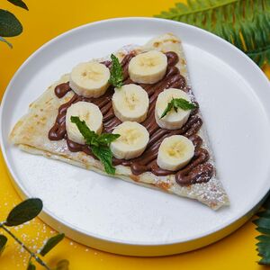 Блинчик с Hutella и бананами