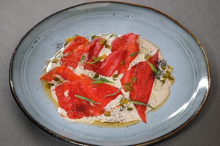 Запеченные перцы с соусом тонато