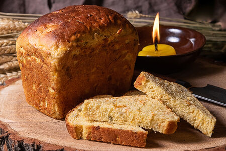 Тыквенный хлеб с сыром