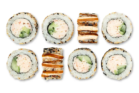 Ролл Аляска с крабом