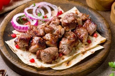 Шашлык из бараньей мякоти