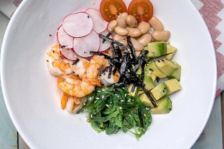 Поке с креветками