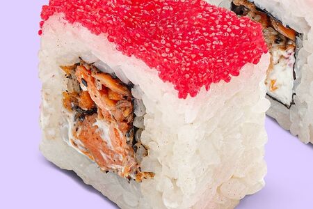 Лосось с тобико