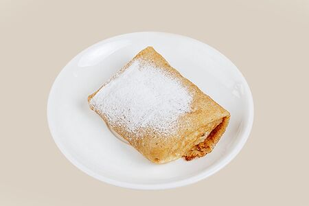 Блинчики с творожным кремом 