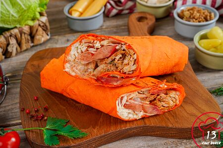 Шаурма VIP в сырном лаваше