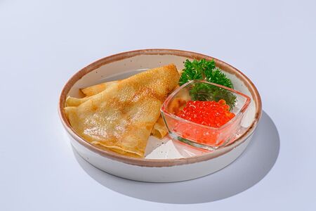 Блины с икрой