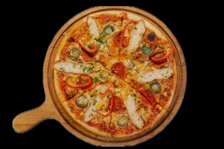 Пицца куриная на традиционном тесте