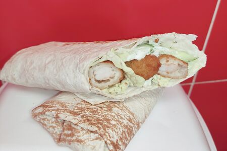 Шаурма с креветками