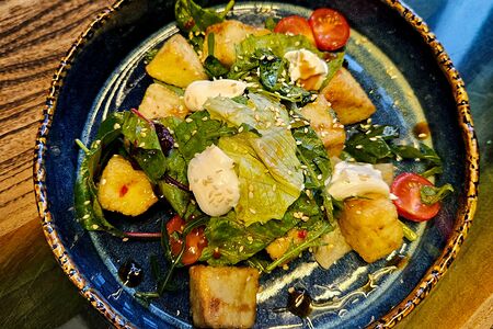 Хрустящие баклажаны с чили-соусом