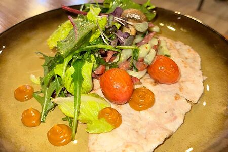 Салат с куриной грудкой и миланским йогуртом