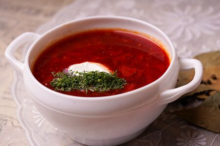 Борщ с говядиной