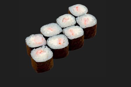 Мини-ролл с креветкой 