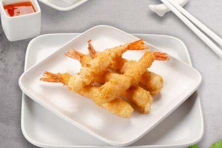 Тигровые креветки в панировке