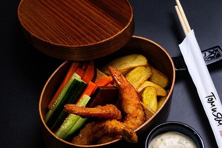 Сытый Панда с креветками