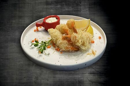 Креветка в тесте катаифи