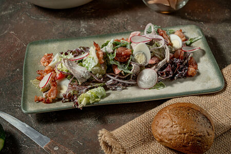 Салат с языком