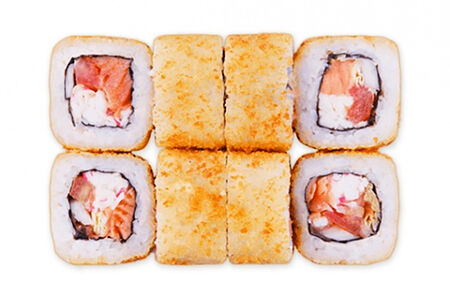 Лосось краб в темпуре