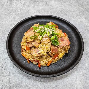 Тяхан с беконом