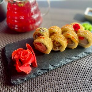 Ролл жареный с цыпленком