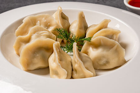 Китайские пельмени отварные