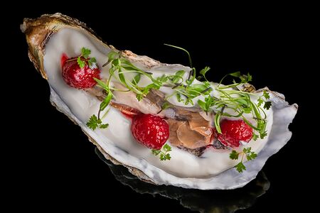 Устрица Малиновый йогурт