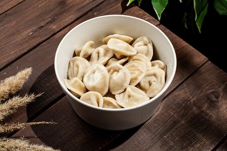 Пельмени домашние с курицей