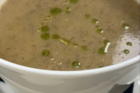 Суп-пюре из белых грибов