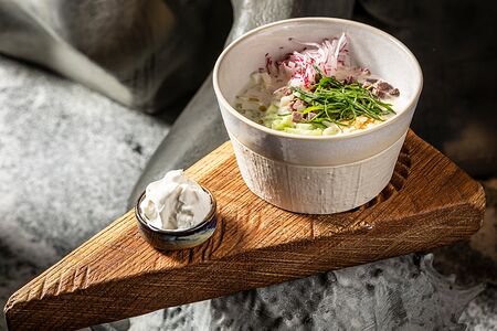 Окрошка на кефире