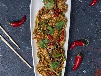 Вок с говядиной