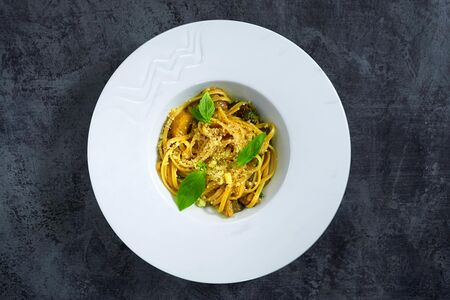 Лингвини с белыми грибами