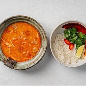 Том-ям с морепродуктами