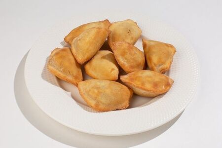 Пельмени жареные